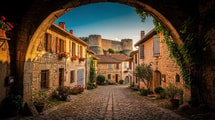 Derrière les remparts, 80 habitants vivent encore dans cette cité de l’Ain