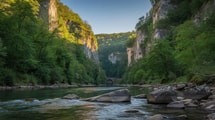 Pourquoi la Sioule finit-elle par traverser un tunnel au fond de ses gorges ?