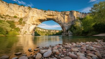 Comment l’Ardèche a-t-elle creusé une arche géante pour raccourcir son propre méandre ?