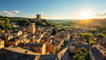 Ce village de l’Aveyron superpose une bastide régulière à des ruelles médiévales