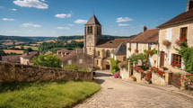 Aux portes du Périgord, ce village médiéval de Corrèze fut autrefois une place forte