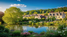 Au cœur de la Normandie, ce village garde le bassin qui inspira les Nymphéas