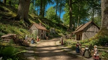 Au cœur des Ardennes, ce monde miniature mêle fées, fermes et légendes