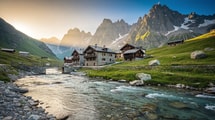 Ce village savoyard, le plus à l’est de sa région, se dévoile au pied de l’Iseran