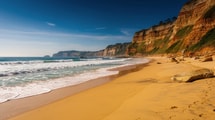 Cette plage de Biarritz disparaît à marée haute dès que le coefficient dépasse 45