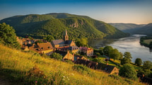 Le 45e parallèle traverse un village du Cantal, à égale distance du pôle Nord et de l’équateur
