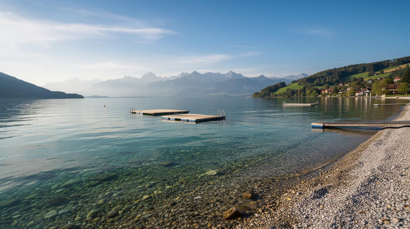 12 km von Friedrichshafen entfernt bleibt dieser Bodensee-Ort ruhig, und der Grund liegt im Seegrund