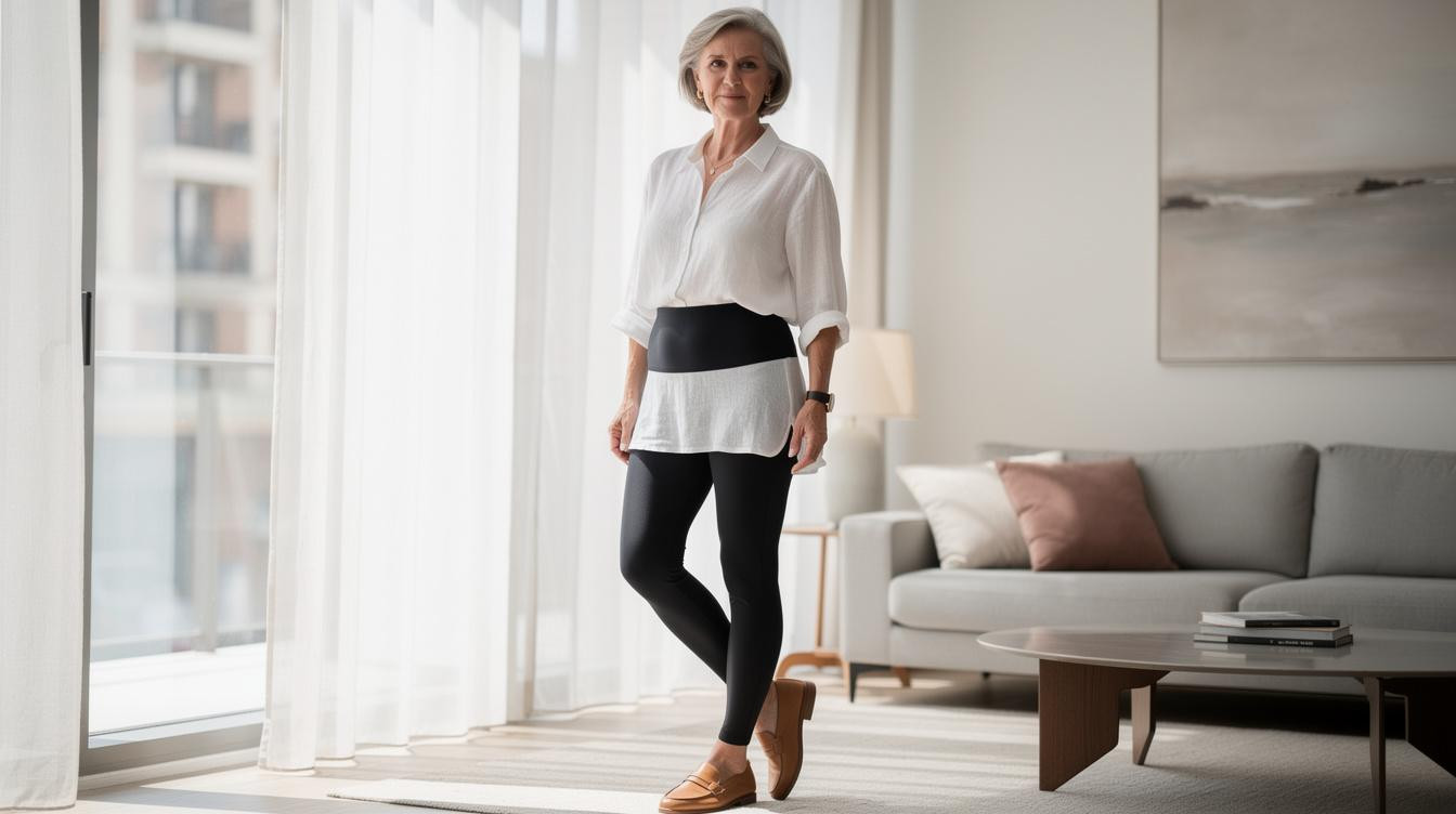 Mit 58 trug ich keine Leggings mehr, bis ich verstand dass der schmale Bund schuld war