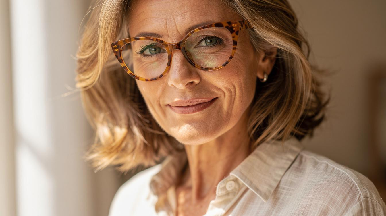 Zehn Jahre trug ich dieselbe Fassung mit 61, dann zeigte mir die Optikerin warum