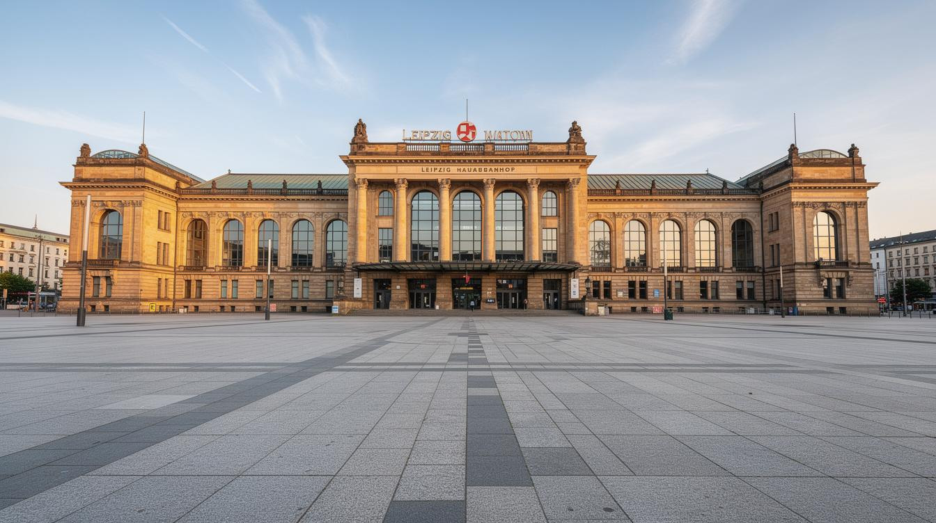 83.640 Quadratmeter Bahnhof in Leipzig, deshalb braucht hier niemand einen Mietwagen