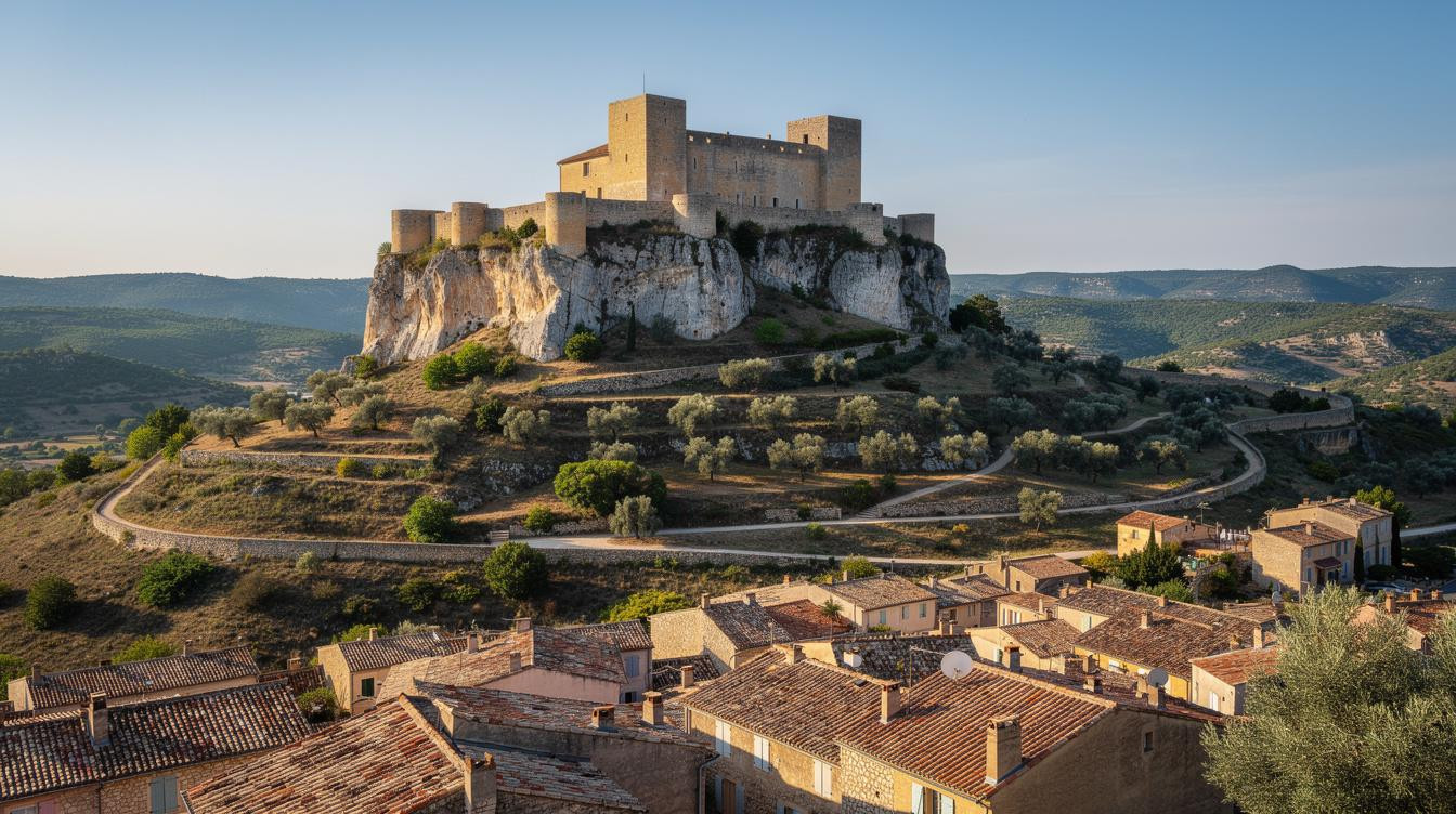 In dieser Provence-Burg brennt seit Jahren Whisky und 2 km weiter backen Moenche Brot