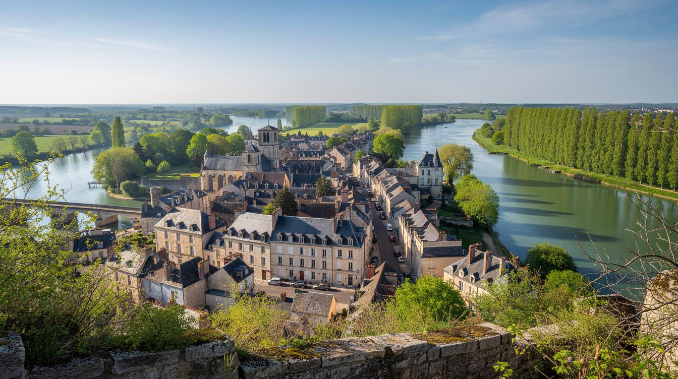 42 Minuten ab Paris im TGV, und diese Stadt an der Loir bleibt fast leer