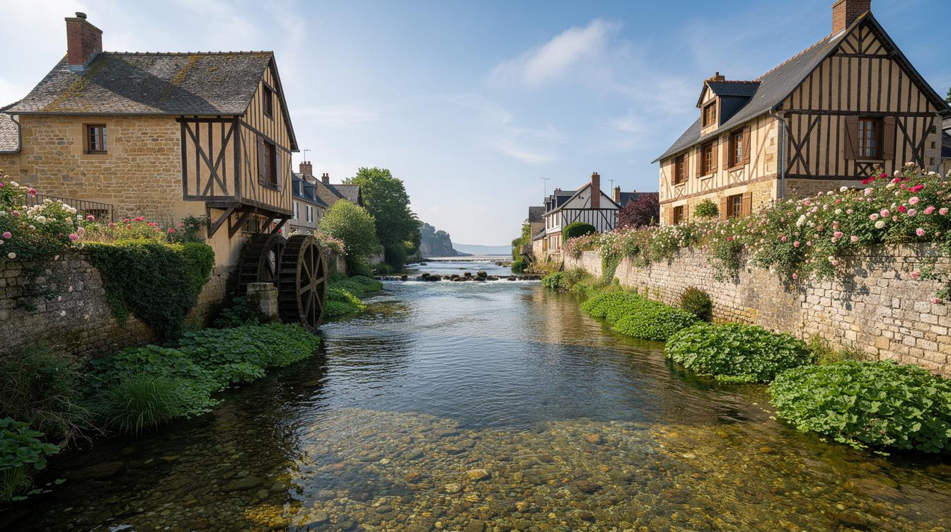 1.149 Meter Fluss und 600 Einwohner, deshalb bleibt dieses Normandie-Dorf still