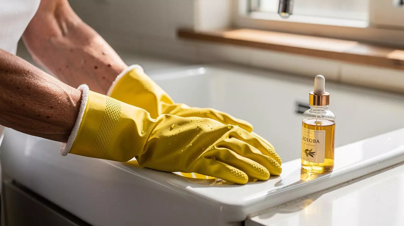 Mein Nagellack hob sich mit 59 nach jedem Putztag, 3 Schritte stoppten den Schaden