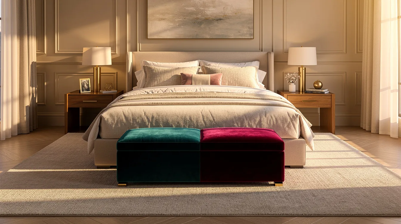 Upholstered bed