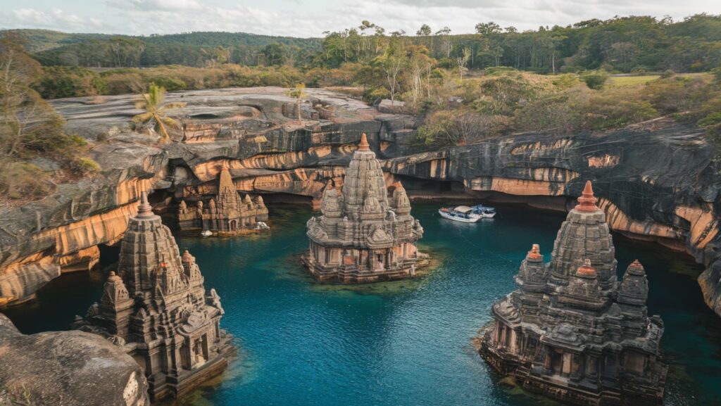 Temples Rocks Remote 5 underground temples in australia are emitting strange frequencies