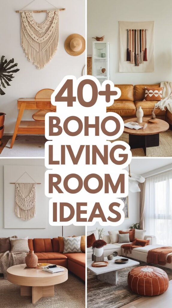 40+ Boho Living Room Ideas