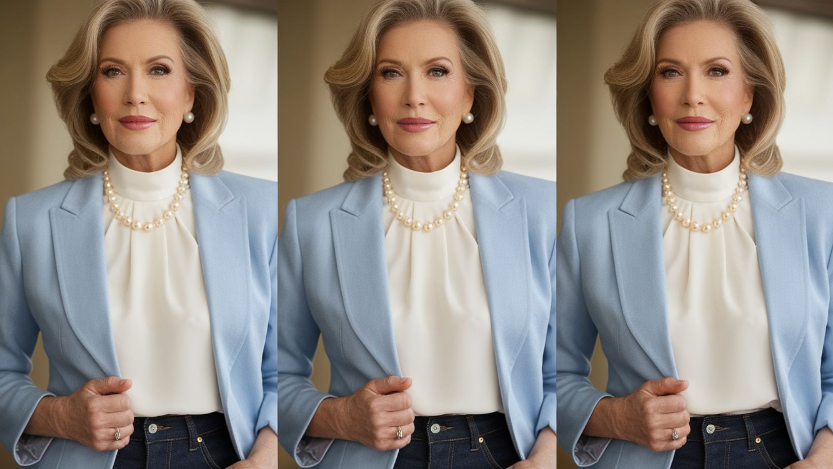 Collars, Necklines, and Earrings - The Trio for Flattering Faces at 60+