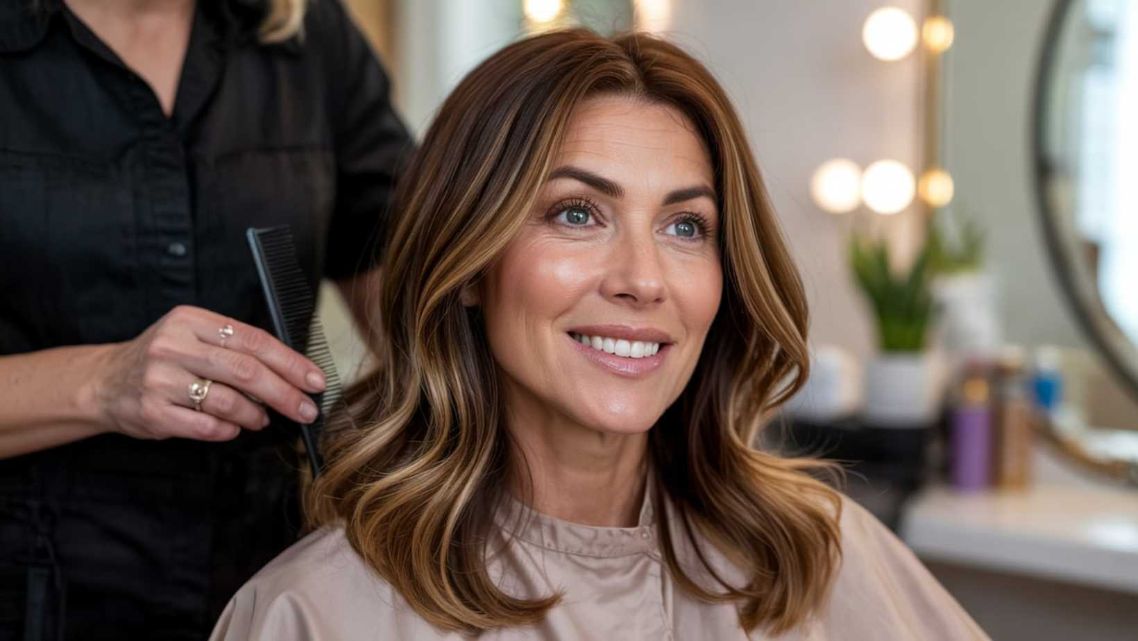 I tried these 5 different hair colors after menopause - only one made me look younger