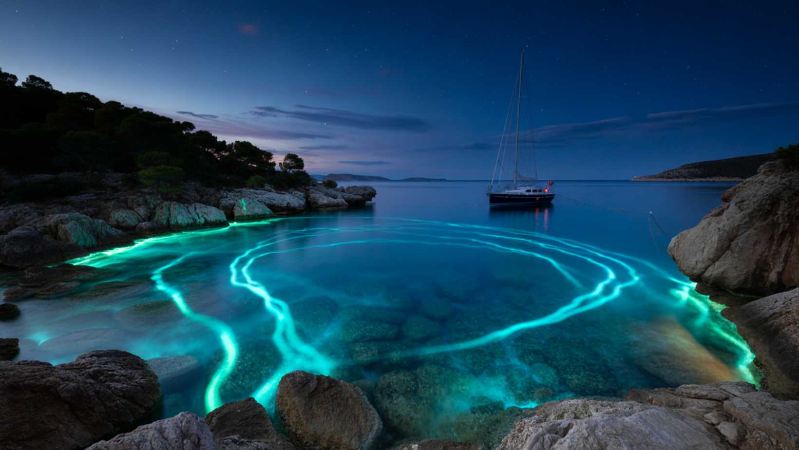 This isolated Adriatic jewel hosts the world's most spectacular underwater light phenomenon