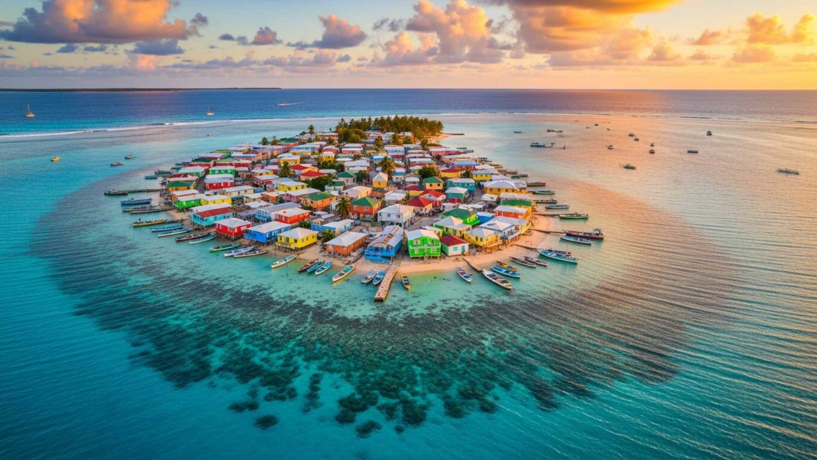 This tiny Caribbean island has 625 people per acre while luxury resorts stay empty