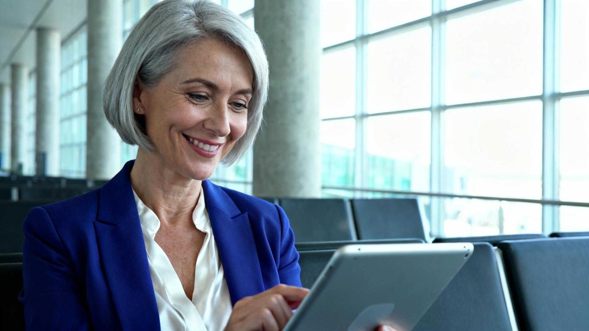 I discovered airport lounges at 54—now I skip $8,000 business class for free champagne & showers