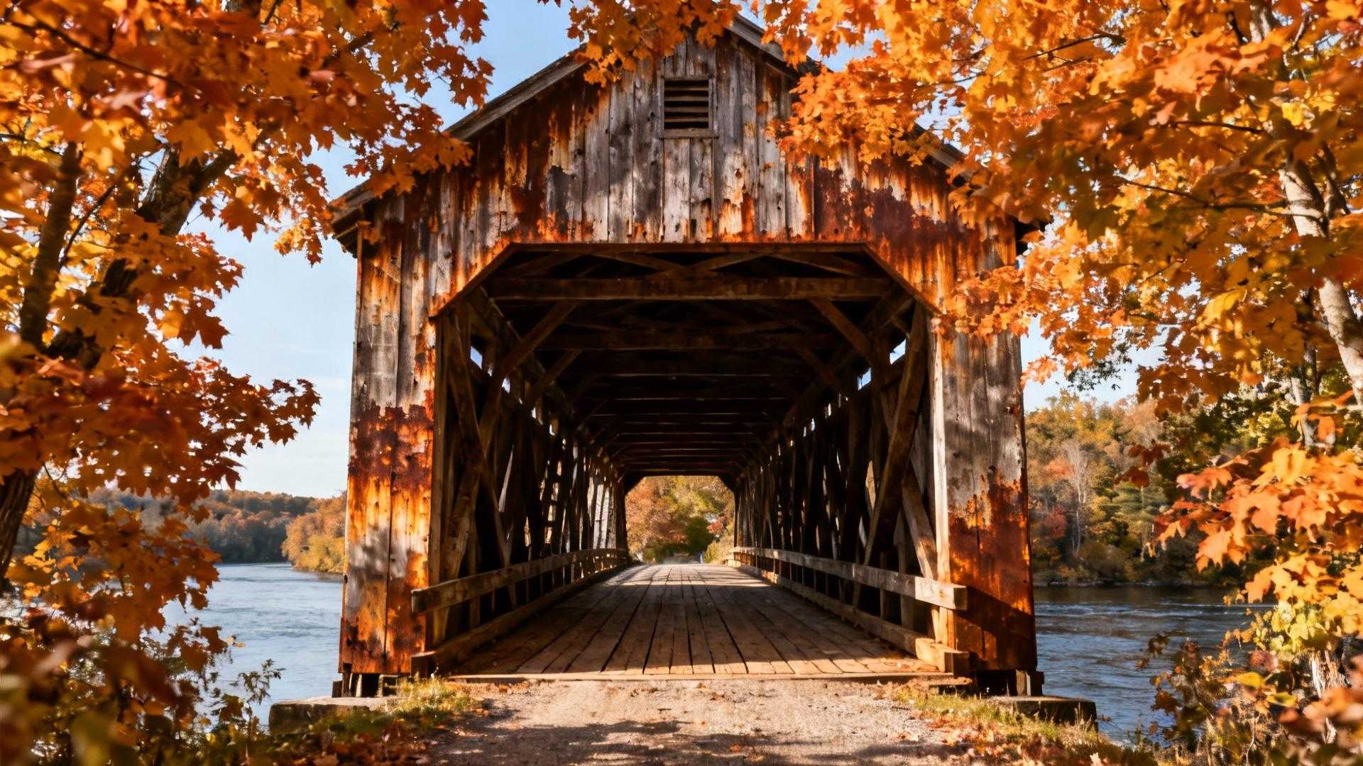 Forget Woodstock's $300 hotel chaos—this 1,616-person New Hampshire village has the world's longest covered bridge + America's first art colony at half the price