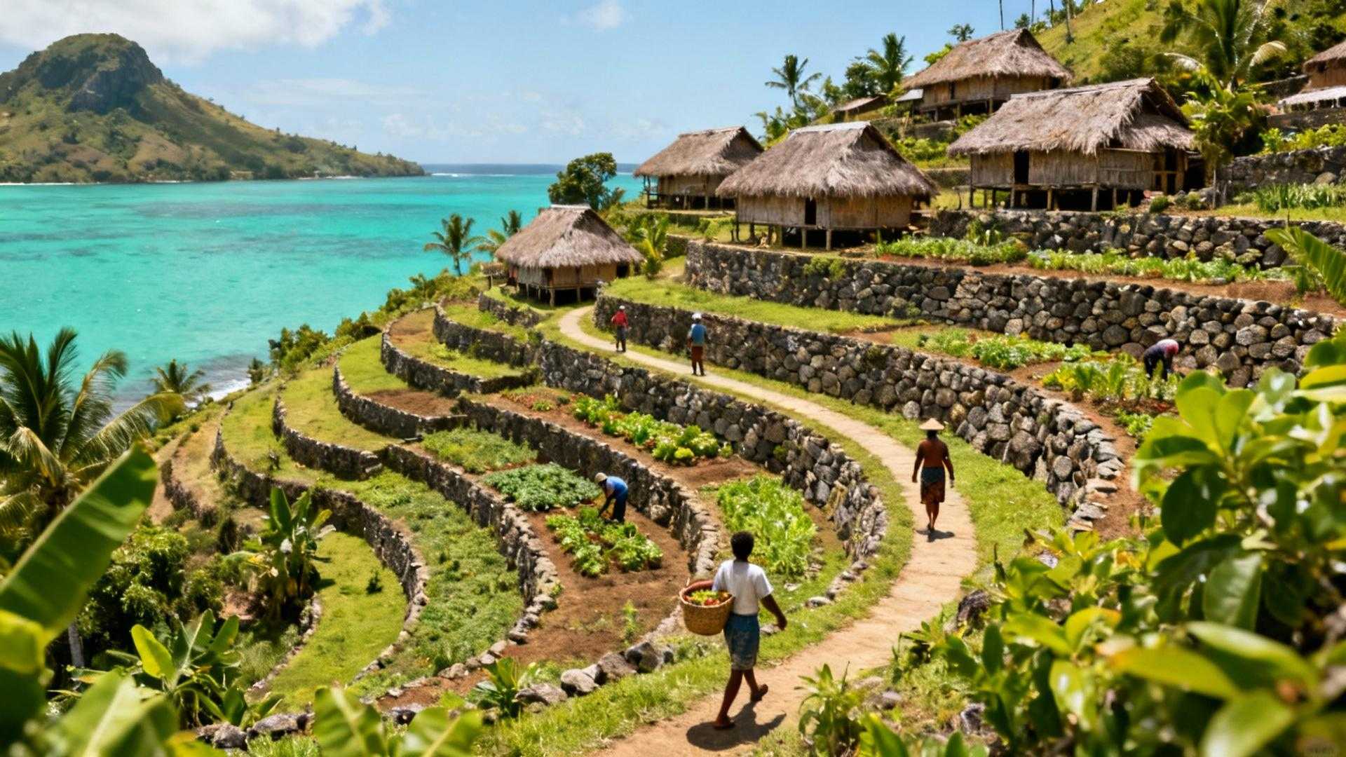We explored 900 Pacific islands in 20 years and this 180-resident Fiji village has terraced geography that protected every home from Cyclone Winston while neighboring islands evacuated and locals guard their chiefly governance from $4M resort developers and...