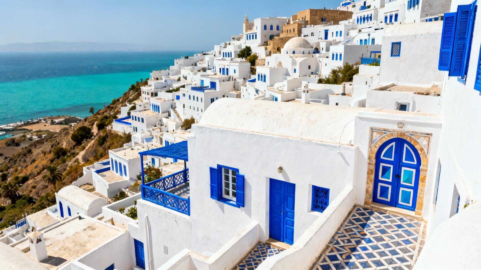 Neither Santorini nor Positano: this 5,000-resident Tunisian village costs half
