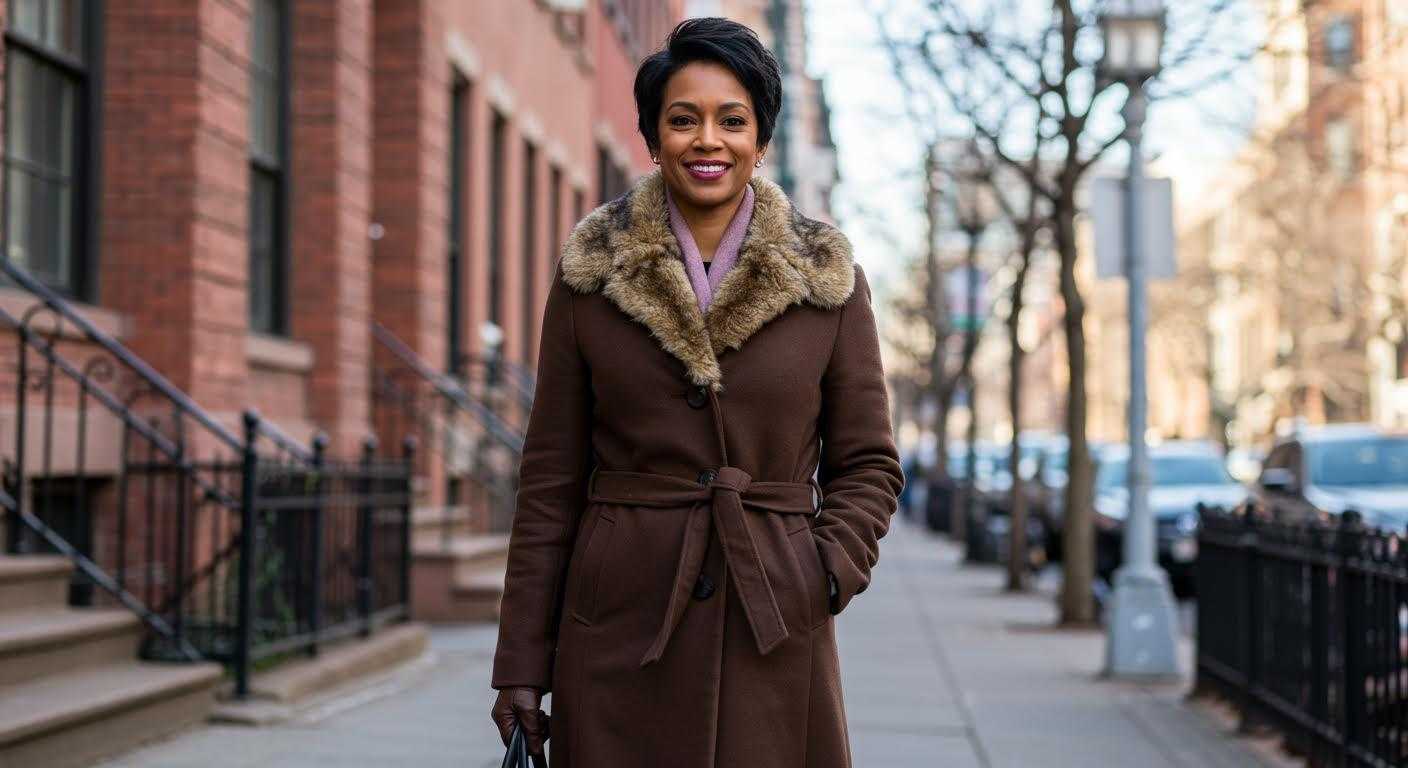 How statement coats use 3 optical principles to transform winter style
