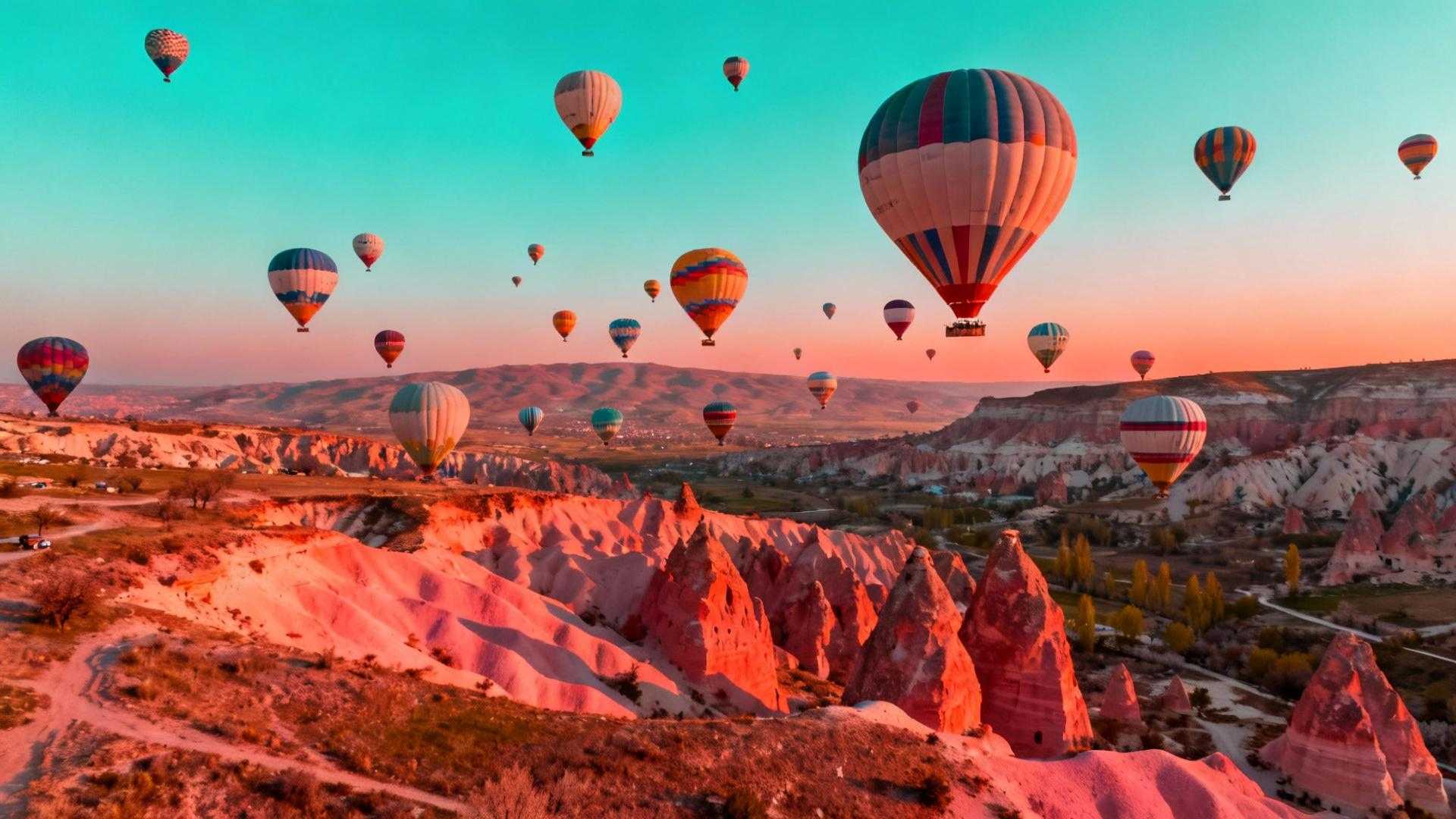 Every morning at 6:50am, 250 balloons lift over this 2,000-resident Turkish village