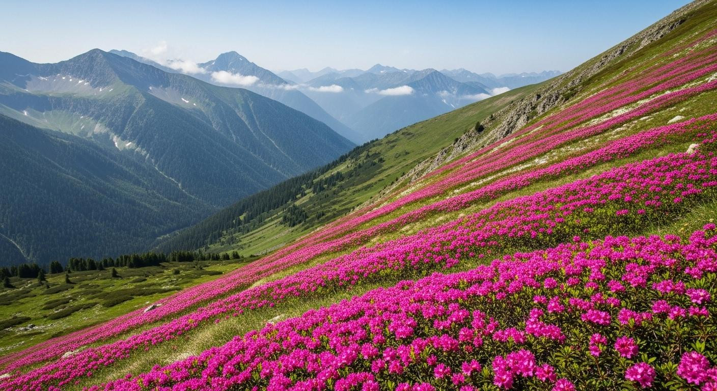 In June, these secret mountain towns explode in color while 72% miss it