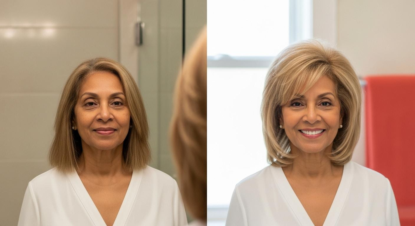 At 70, this 5-minute hairstyle takes 10 years off without salon visits