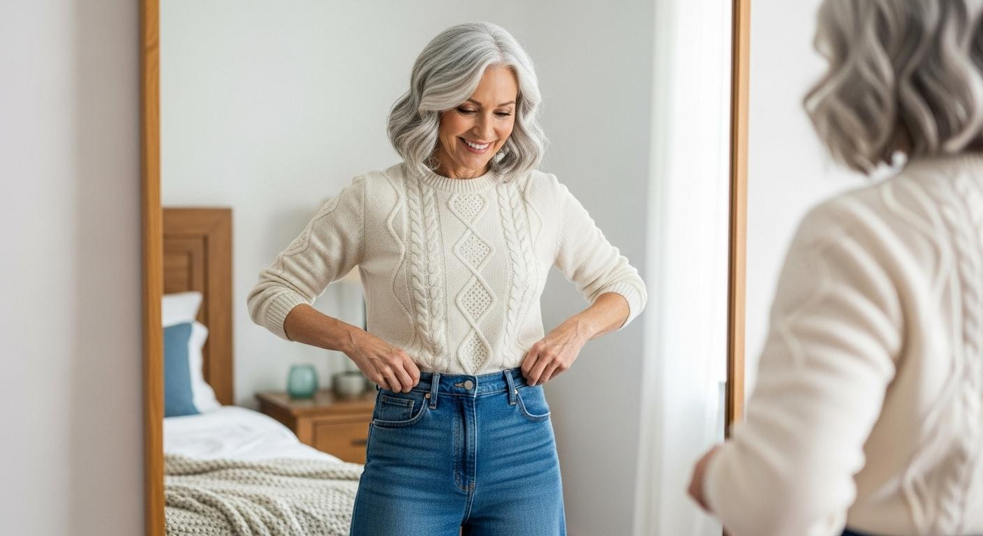 At 72, I tested 4 high-waisted jeans: this wide-leg took 5 years off