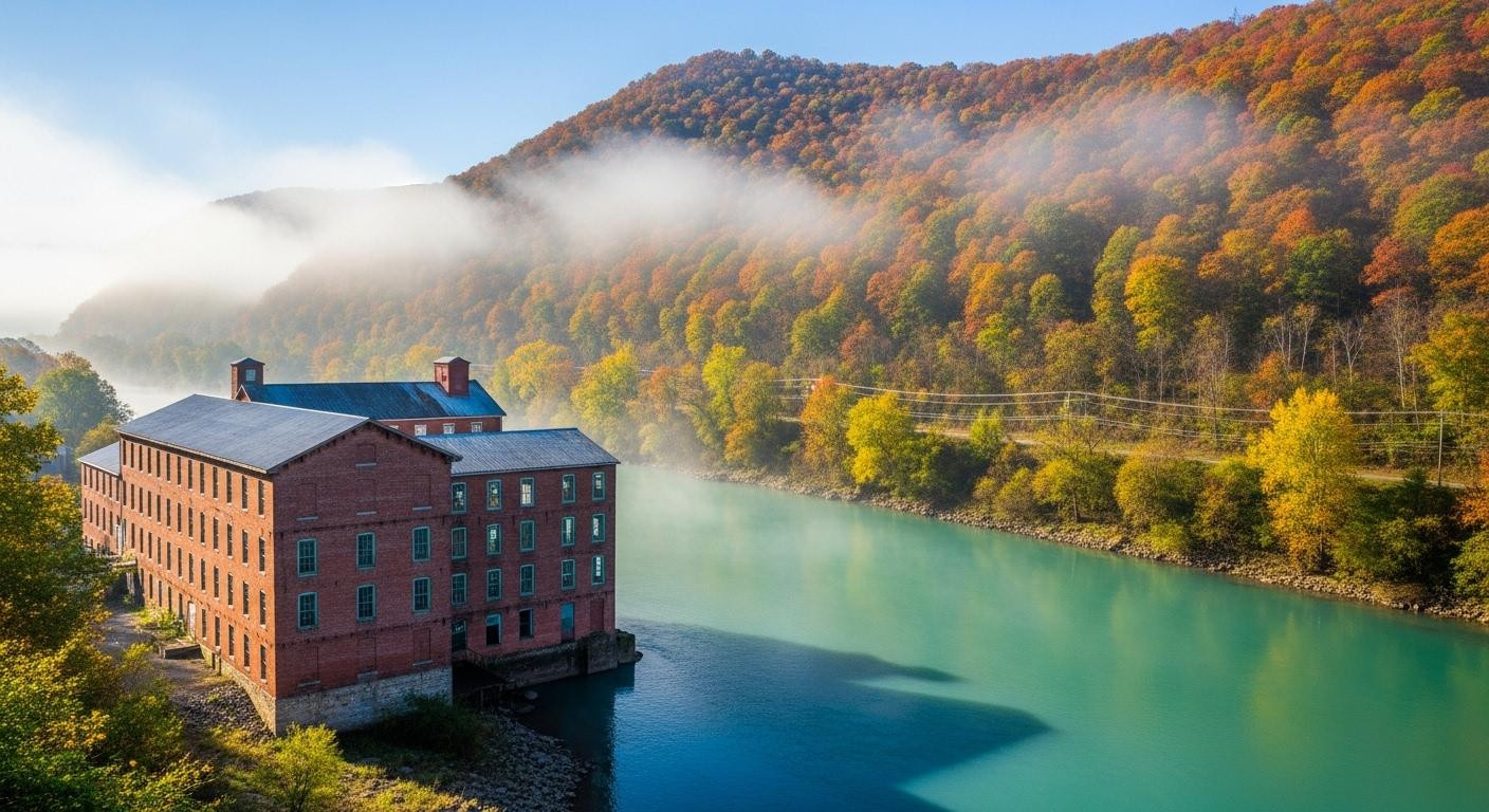 This 540-resident Virginia mill town costs half what Asheville charges