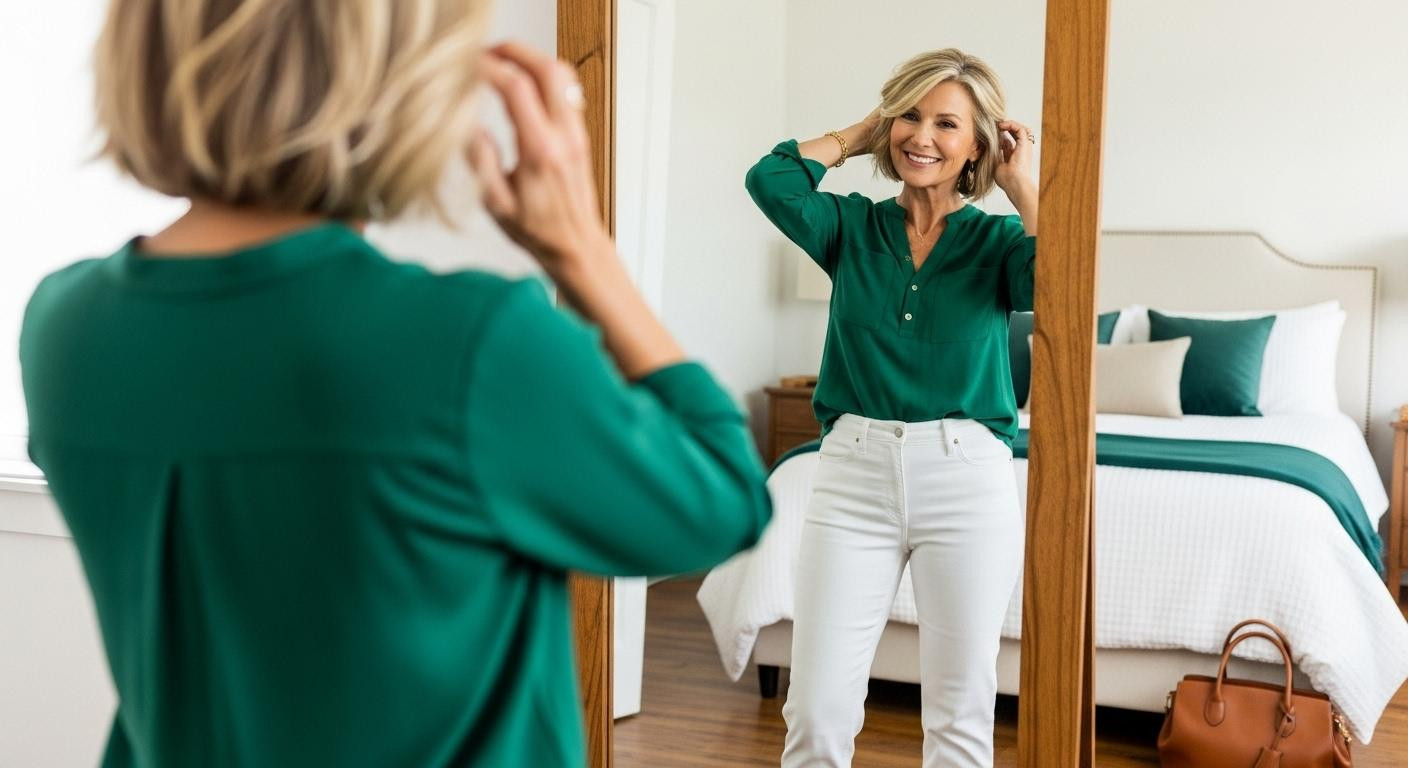 At 60, I tested 7 jean-hairstyle combos: this one took 10 years off
