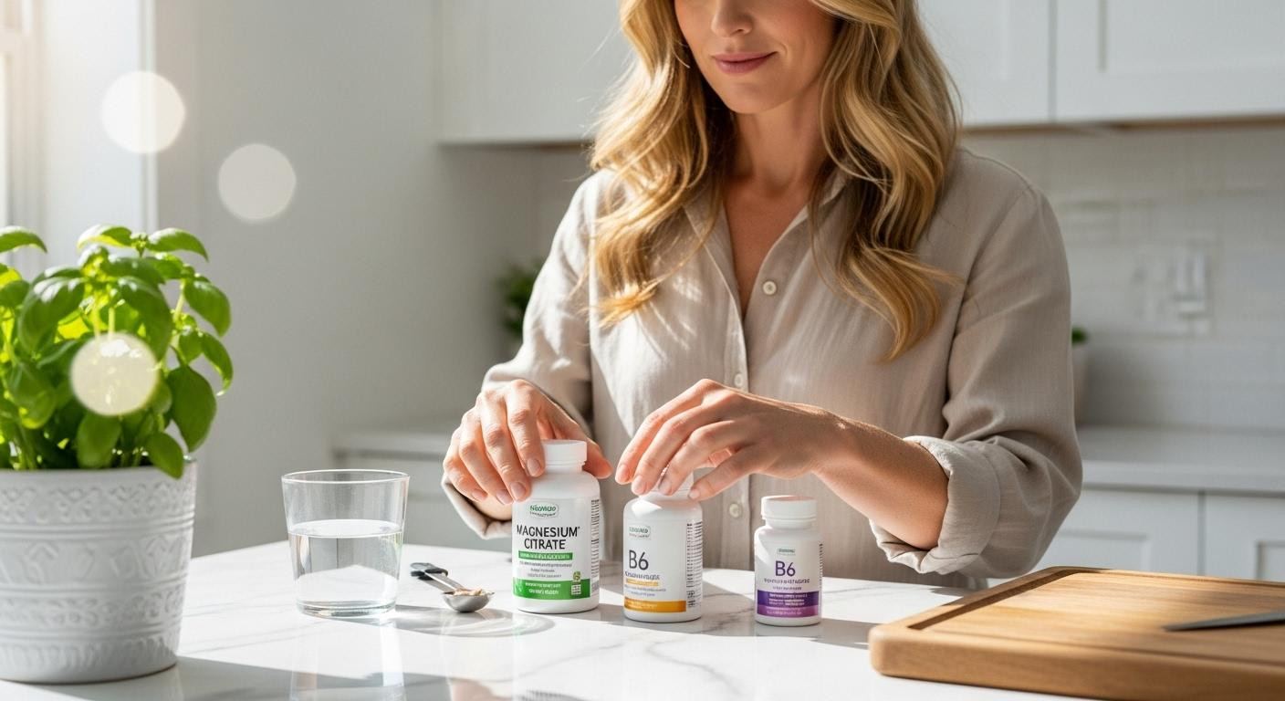 Taking magnesium at night without B6 blocks 40% of absorption: the fix