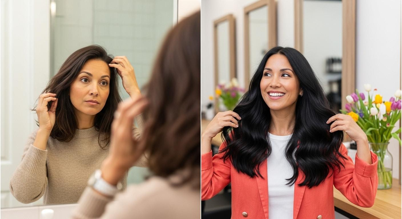 At 50, I ditched permanent dye: 3 months later, my hair feels thicker