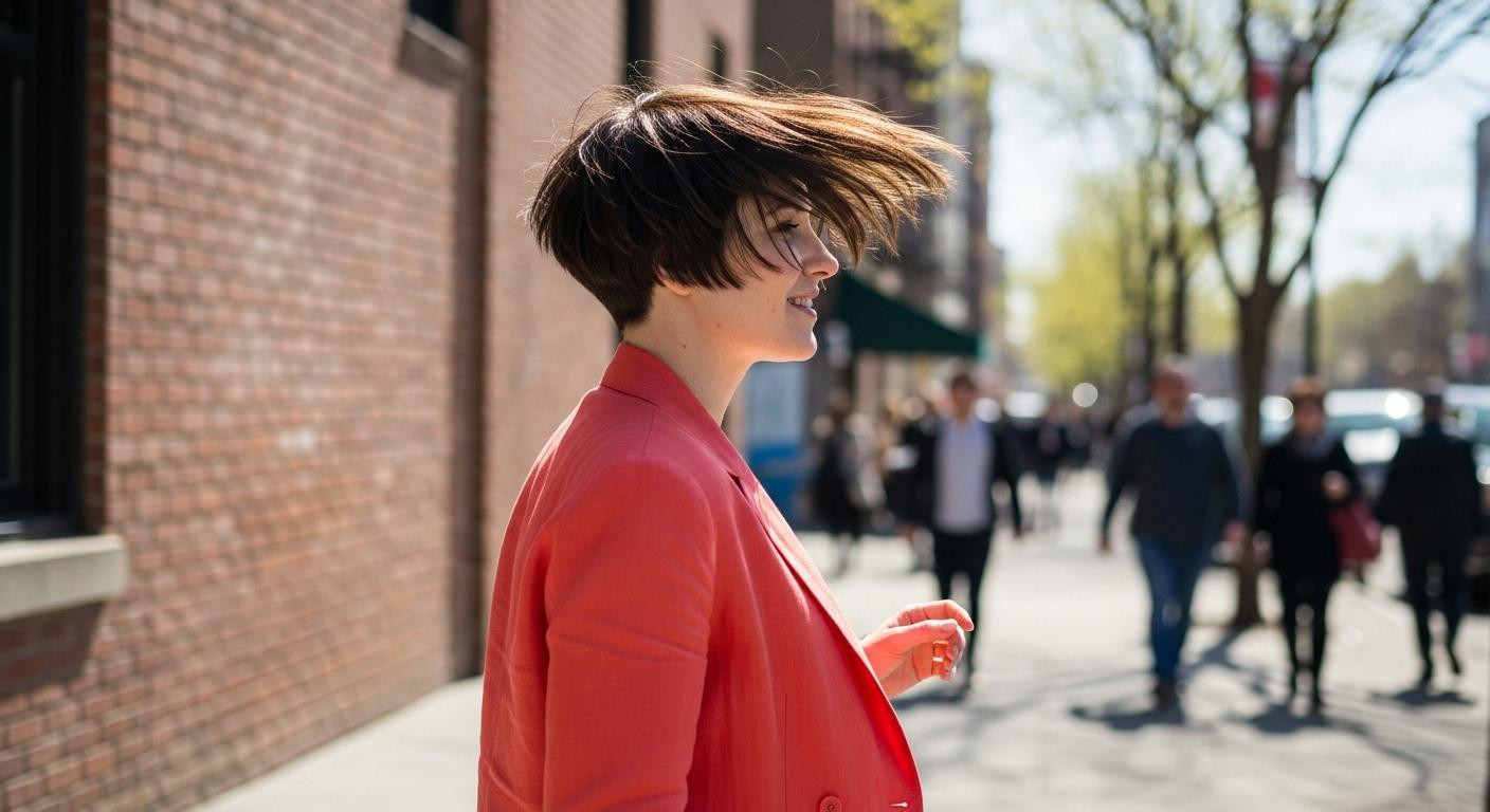 I cut 4 inches and got 3X more compliments: the short undercut bob trend