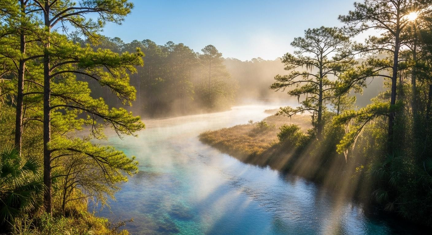 This 430,000-acre Florida forest offers river adventures locals return for at $5 entry