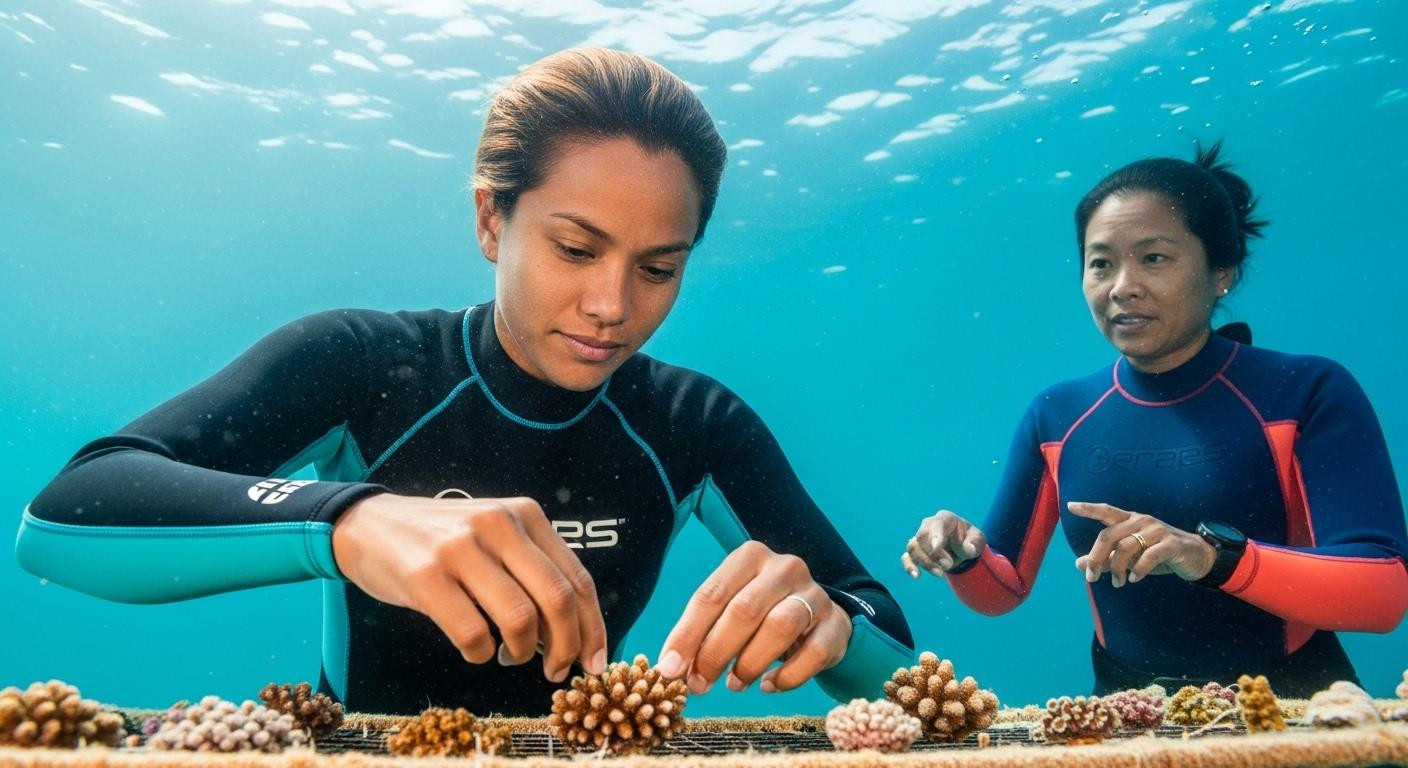 This Indonesian island hosts 75% of the world's coral species – and visitors help plant them