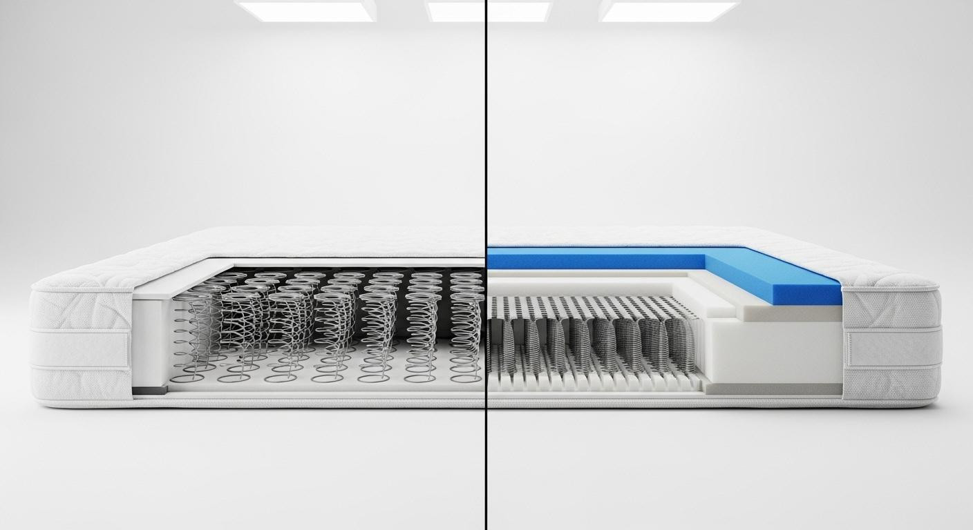 Hybrid vs innerspring mattress: which lasts longer for your sleep style? (2025 guide)