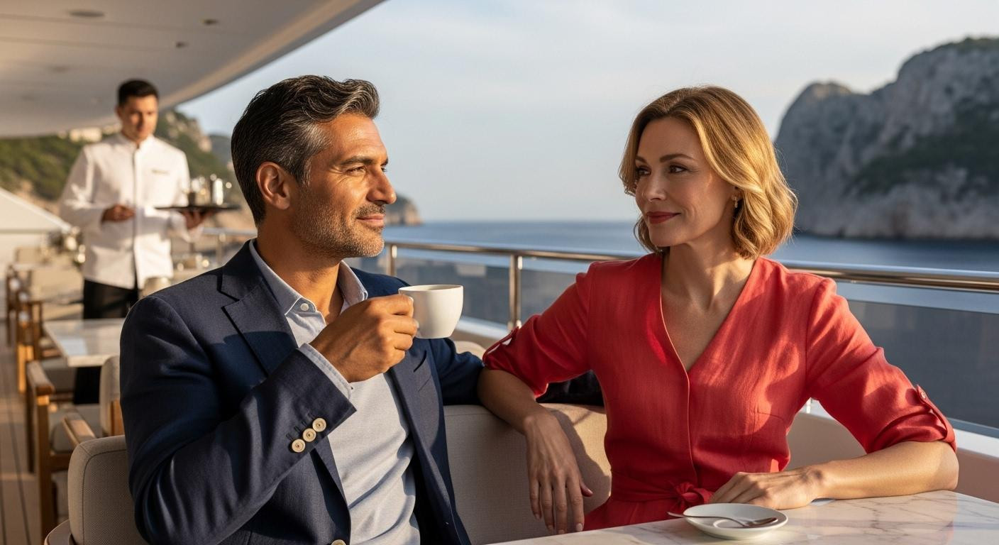 This 228-guest yacht includes submarine tours, helicopters, and butler service for every suite