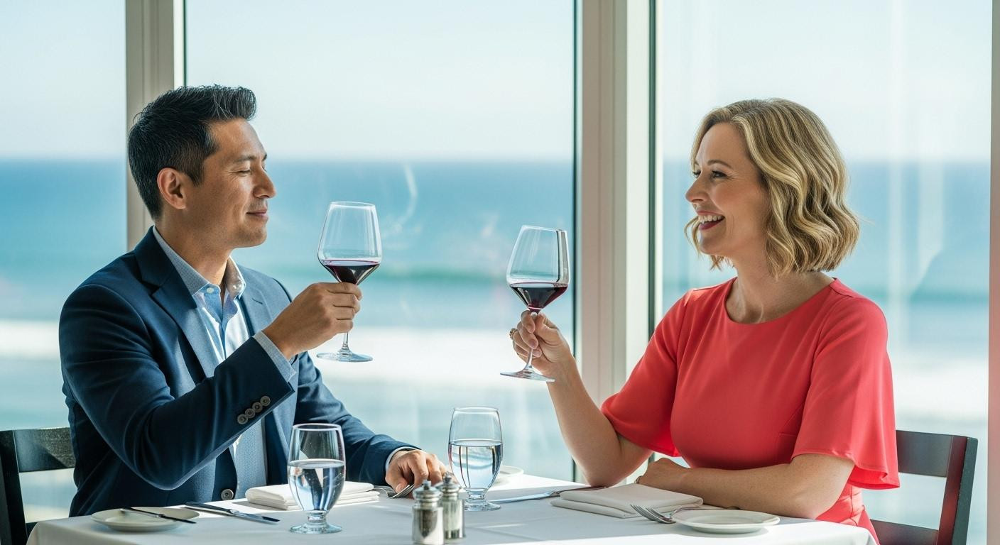 This 1,200-foot cliffside restaurant draws locals who book 3 months ahead