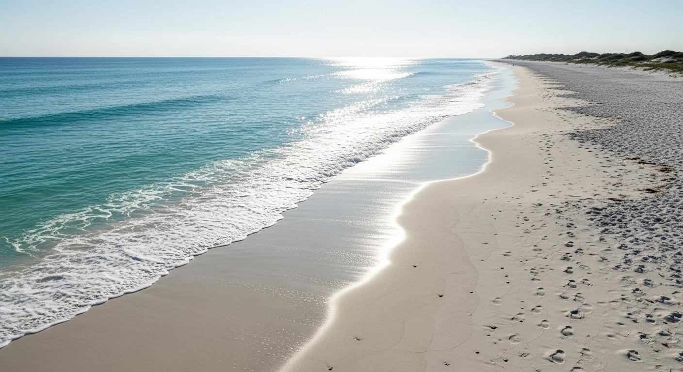 This quiet coastal stretch sees 40% fewer tourists than Bali with year-round 75°F warmth