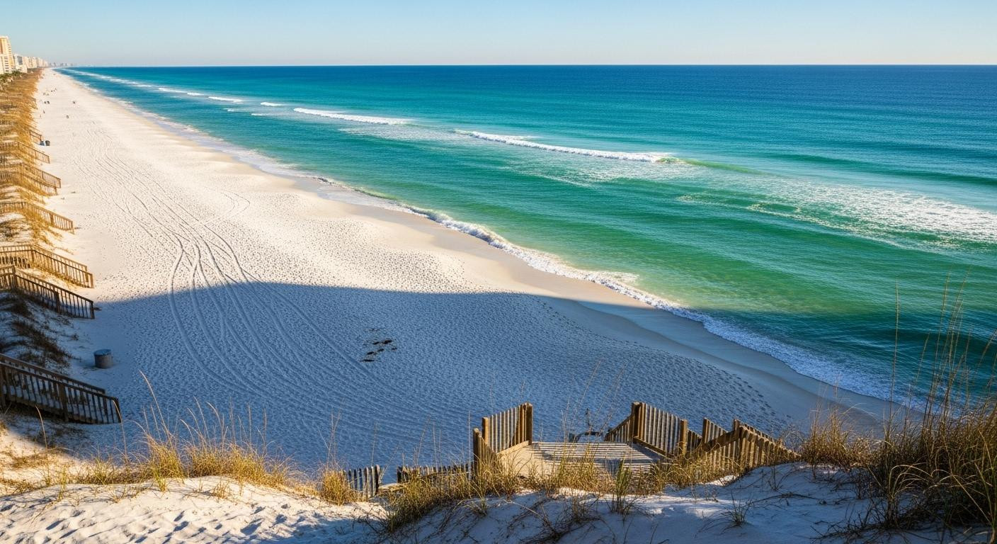 These 10 beaches stay 75°F through November when summer crowds vanish