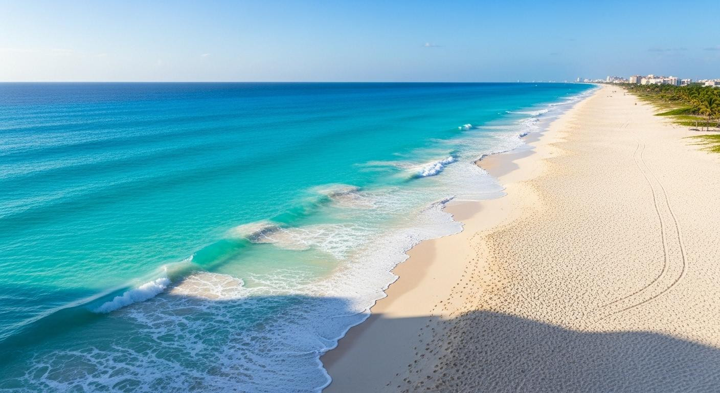 This Cancun beach stays 82°F in November while 4 million tourists miss 45% savings