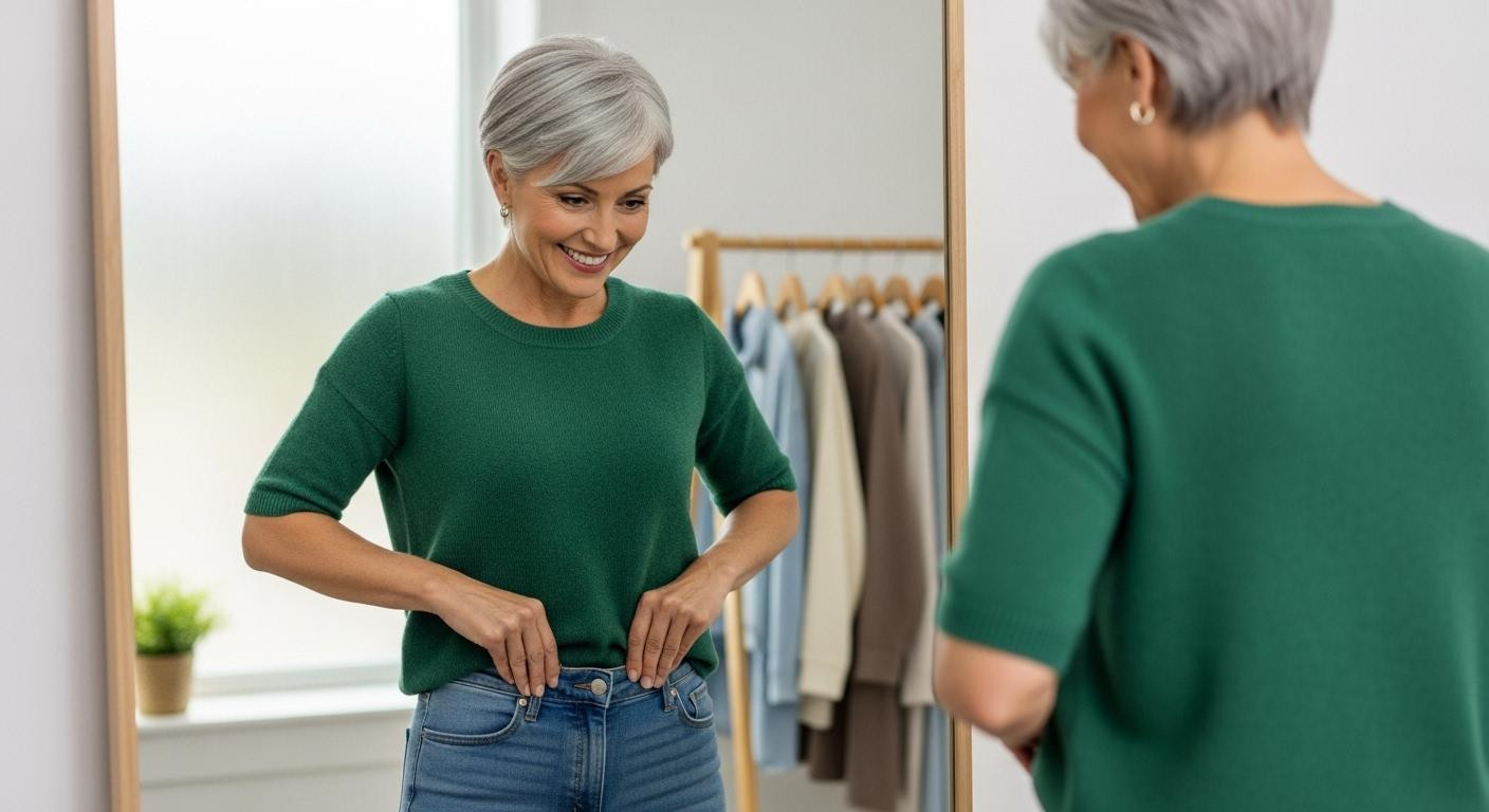 If you're apple-shaped, these 5 jean cuts boost confidence for women over 50