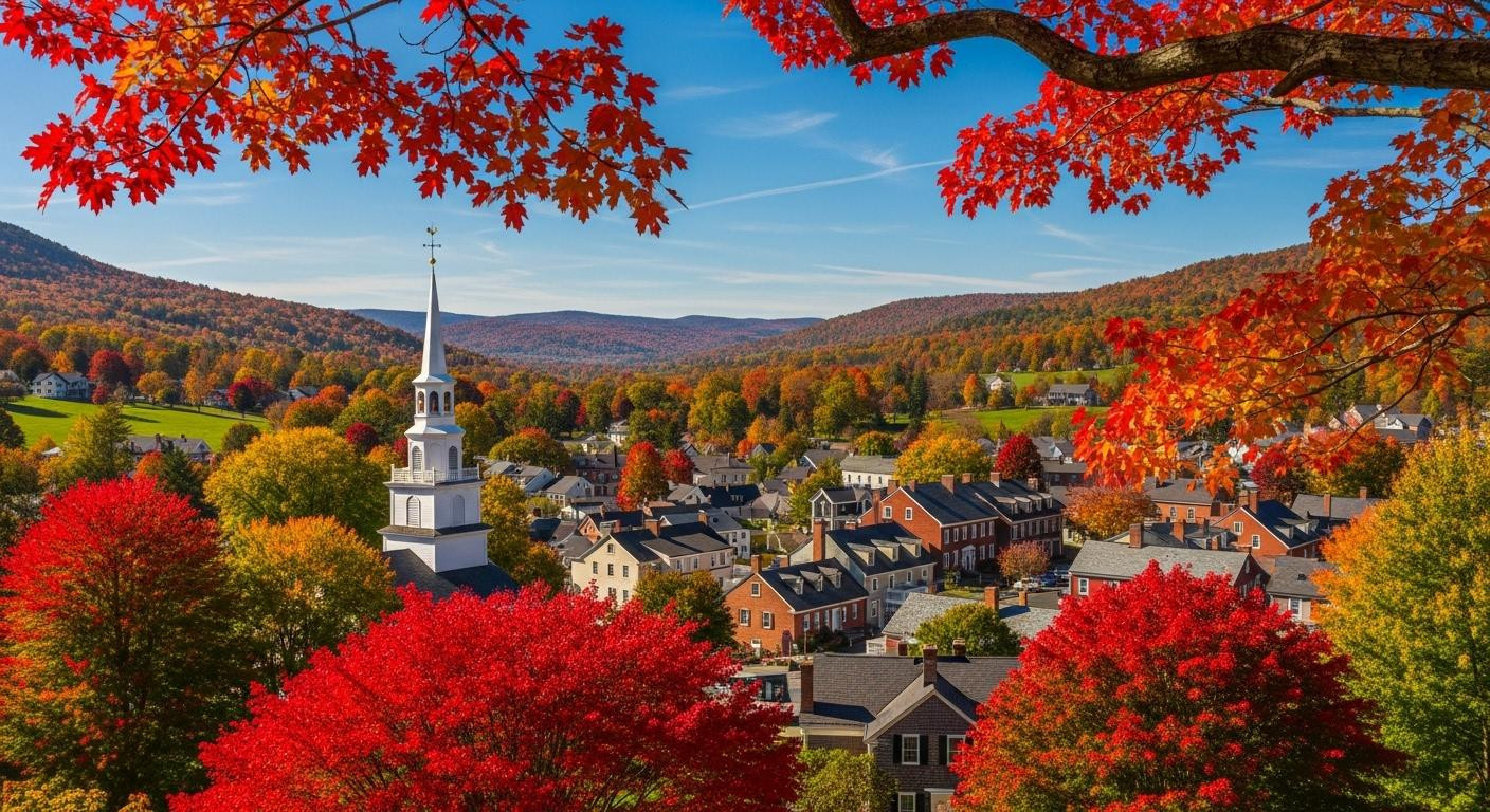 This 380-soul Vermont village keeps autumn glowing 12 weeks straight