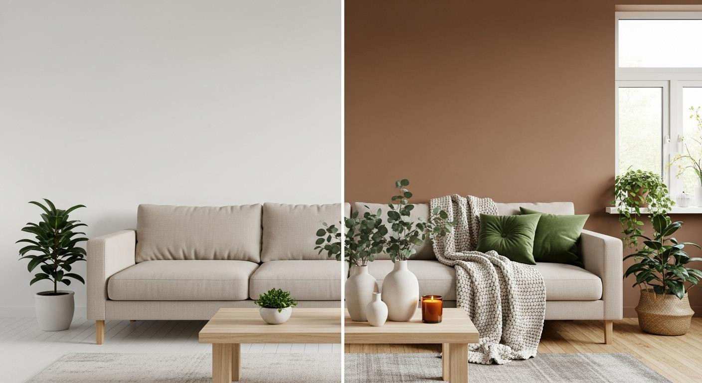 Picture yourself in a living room that feels like a winter magazine cover